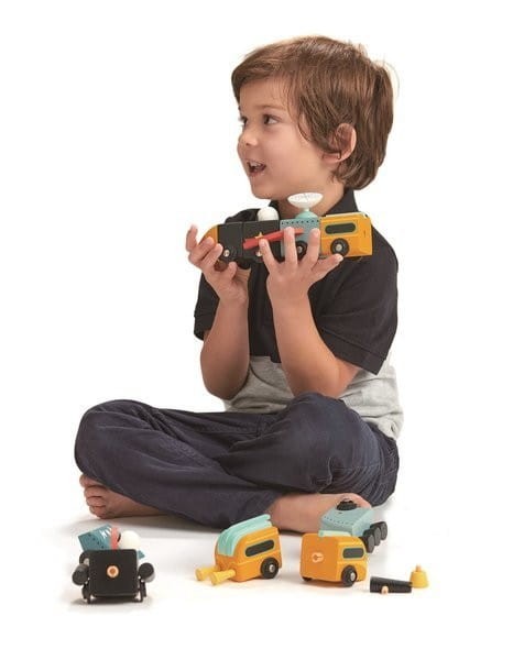 Pojazdy Kosmiczne do Składania - Tender Leaf Toys