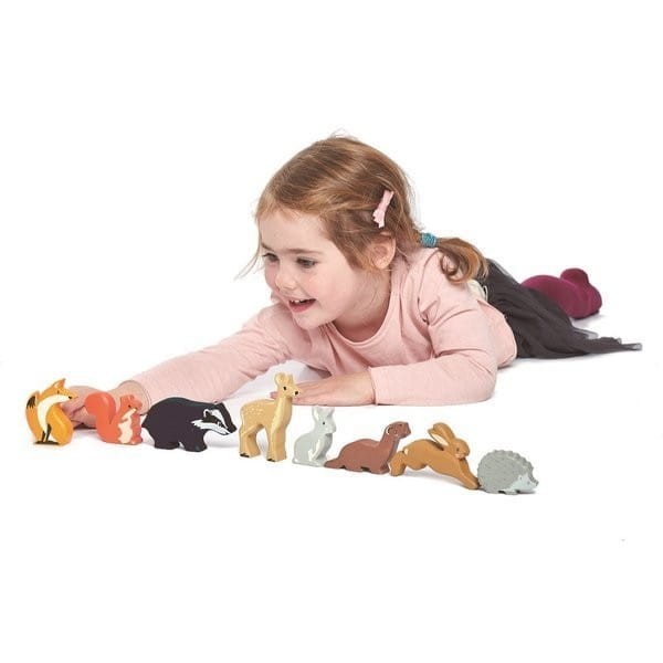 Drewniane Figurki Zwierzęta Leśne - Tender Leaf Toys