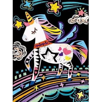 Wydrapywanki Jednorożce 4 szt. Magic Unicorn - Avenir