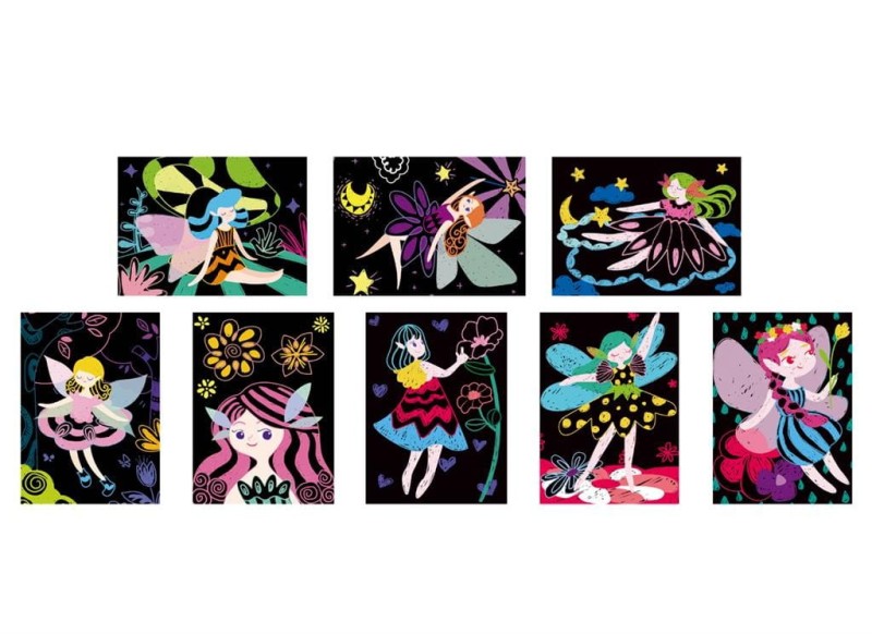 Wydrapywanki Wróżki 8 szt. My Fairy Friends - Avenir