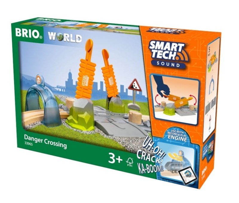 Przejazd Kolejowy Uwaga Niebezpieczeństwo Smart Tech 33965 - Brio