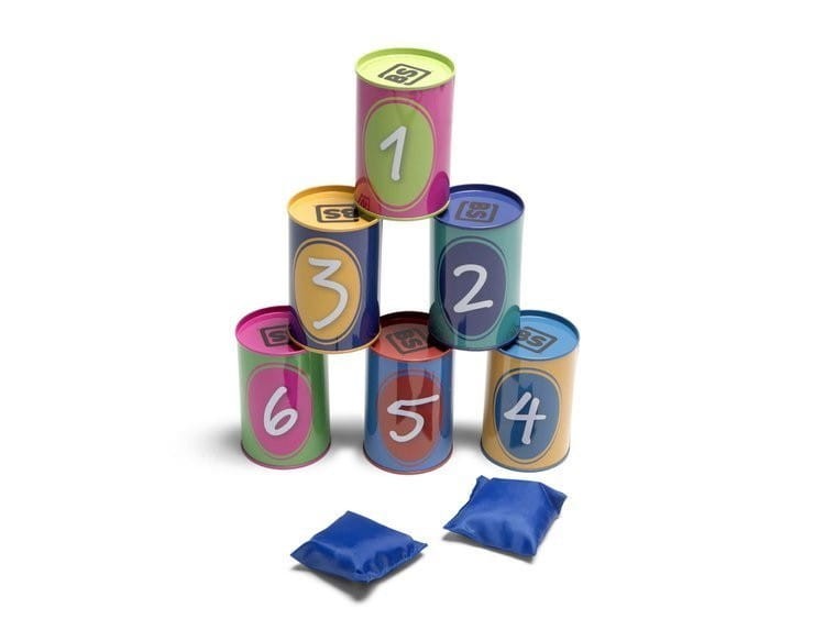 Rzucanie do Celu Strącanie Puszek Tin Throwing Animals - Bs Toys