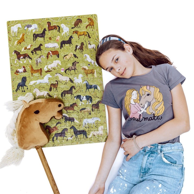 Puzzlove Konie 200 elementów - CzuCzu
