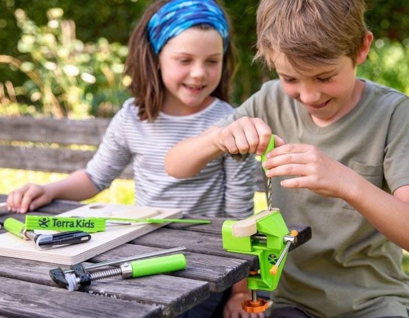 Zestaw imadło, zaciski, deska Terra Kids - Haba