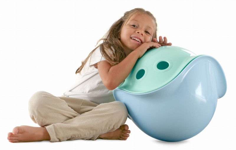 Muszla Bilibo Pastelowa Błękitna - Moluk