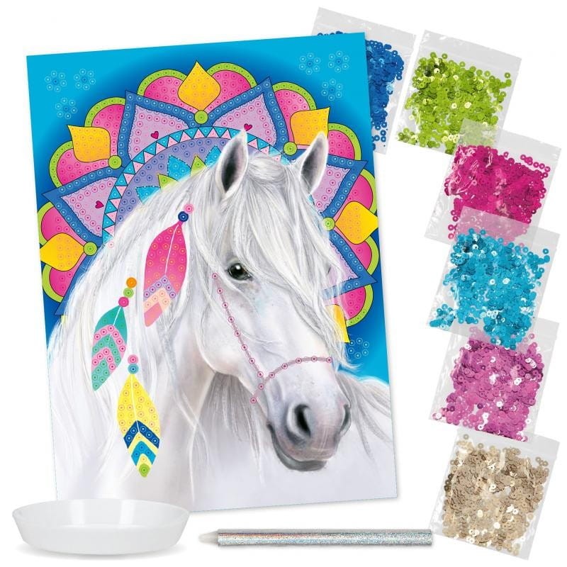 Obraz do wyklejenia diamencikami Konie Diamond Picture - Miss Melody