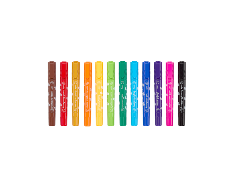 Pachnące Pisaki Dwustronne 12 szt. Yummy Yummy - Ooly