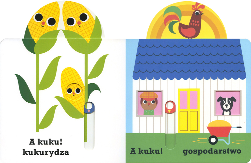 A kuku! Krowa - Książka z ruchomymi elementami