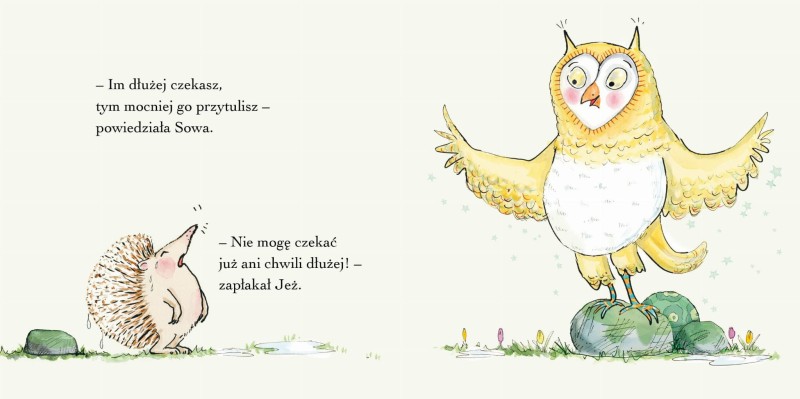 Tak bardzo czekam, żeby cię przytulić