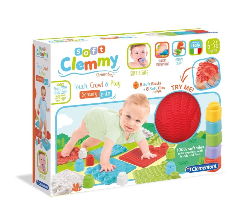 Mata edukacyjna Clemmy Ścieżka sensoryczna - Clementoni