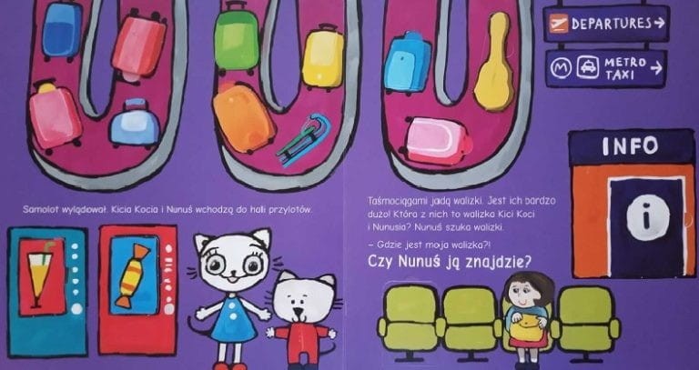 Kicia Kocia i Nunuś. Gdzie jest moja walizka? Książka z okienkami