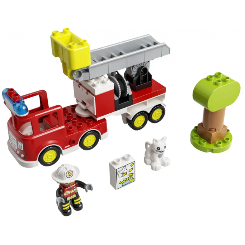 Wóz strażacki 10969 Lego Duplo z syreną i światłem
