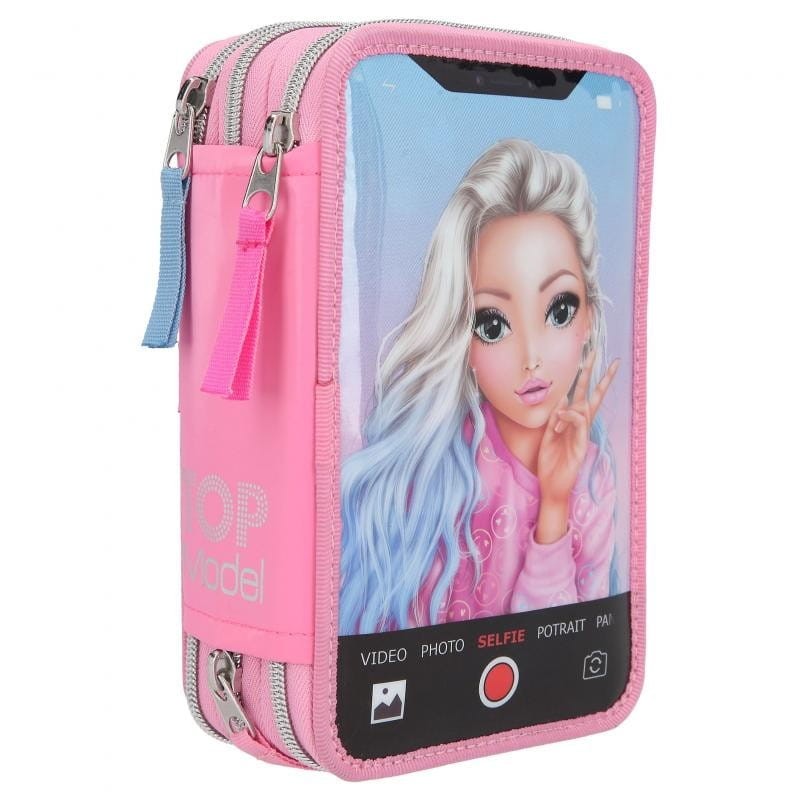 Podświetlany Piórnik Szkolny z Wyposażeniem Led - TOPModel