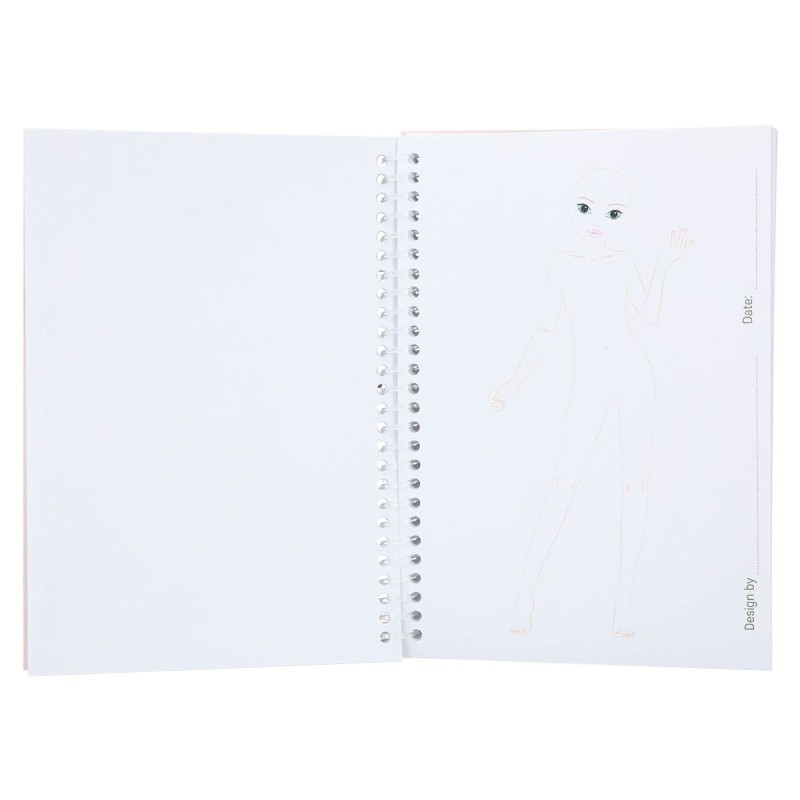 Notesik z Naklejkami do Projektowania Ubrań - TOPModel