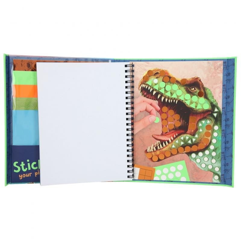 Zestaw Kreatywny z Naklejkami Dino World - Depesche