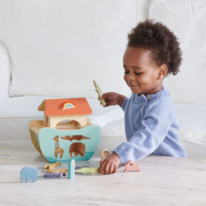 Arka Noego Statek Figurki Zwierząt - Tender Leaf Toys