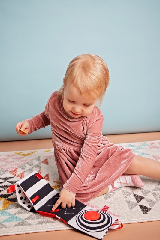 Książeczka Kontrastowa Czerwona Iluzja - Mom's Care