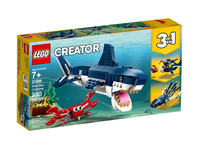 Klocki Lego Creator 3 w 1 Morskie stworzenia 31088
