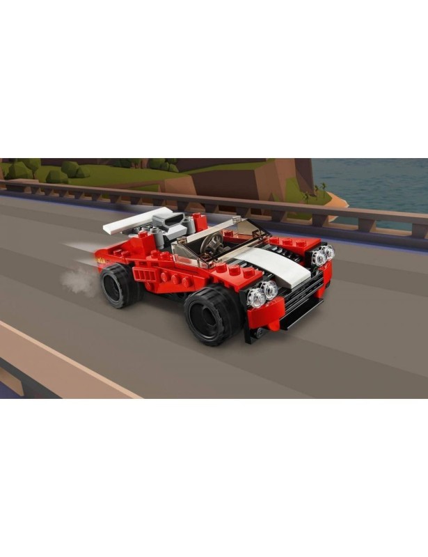Klocki LEGO Creator 3 w 1 Samochód sportowy 31100