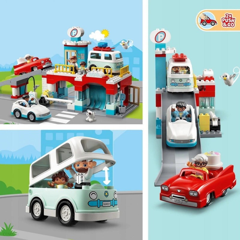 Lego Duplo Parking piętrowy i myjnia samochodowa 10948