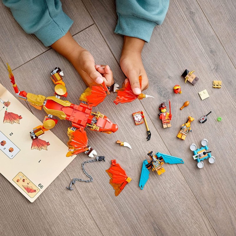 Klocki LEGO Ninjago Smok ognia Kaia EVO 71762