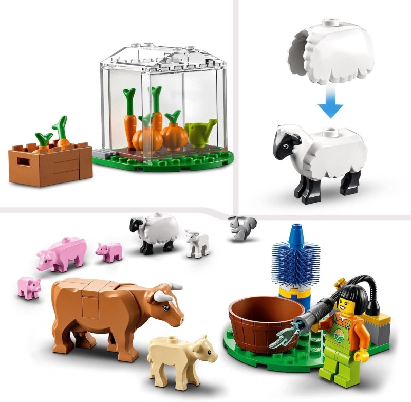 Zestaw LEGO Stodoła i zwierzęta gospodarskie 60346