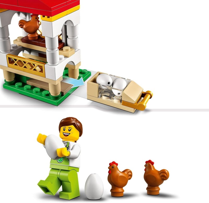 Klocki LEGO City Kurnik z kurczakami 60344