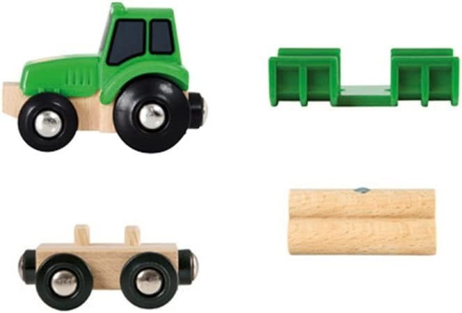 Traktor z Przyczepą i Drewnem 33799 - BRIO World