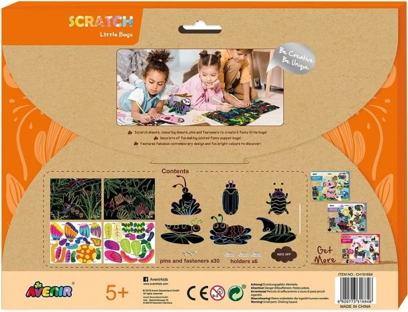 Wydrapywanki Ruchome Owady - Avenir