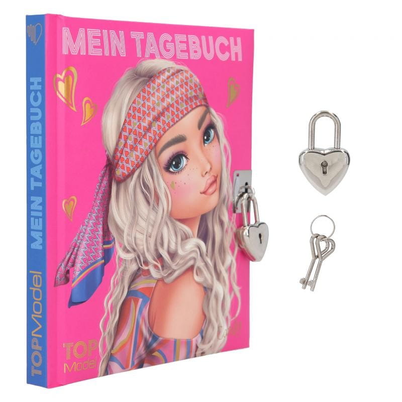 Różowy Pamiętnik na Kłódkę Nastolatka - TopModel