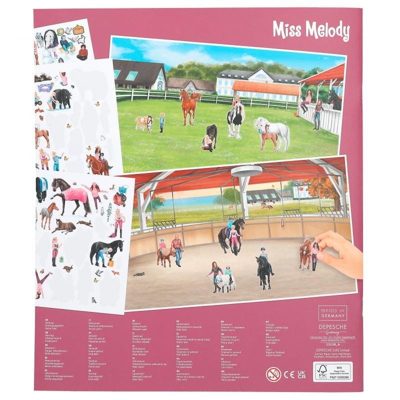 Album z naklejkami Konie Świat Naklejek - Miss Melody