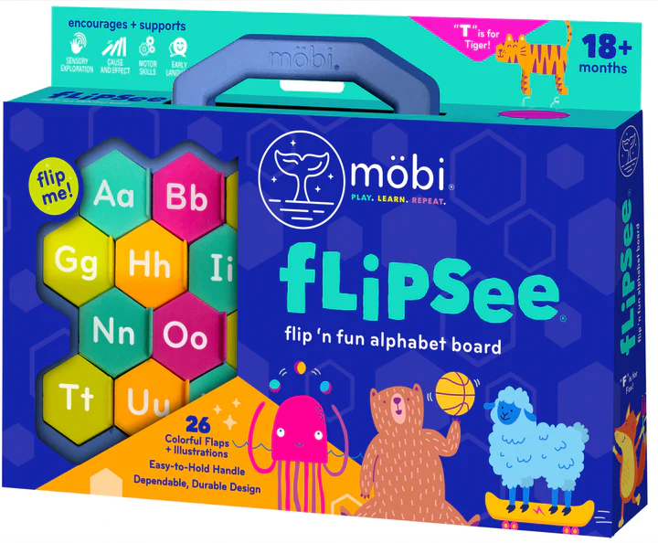 Tablica z Otwieranymi Okienkami Alfabet Flipsee - Möbi