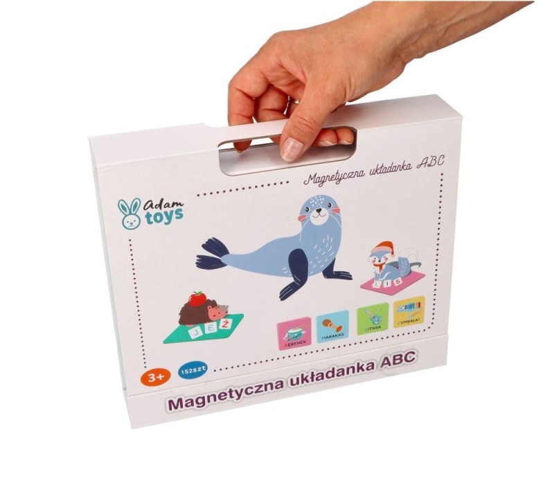 Układanka Magnetyczna Polski Alfabet - Adam Toys
