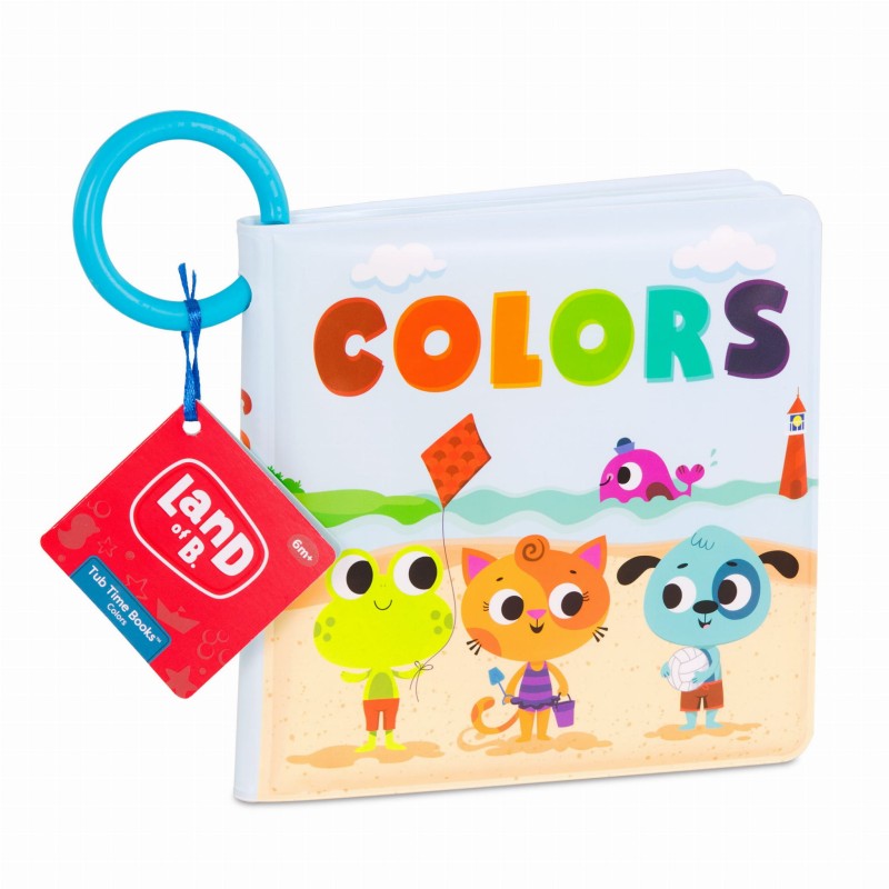 Wodoodporna książeczka do kąpieli Kolory - B.toys