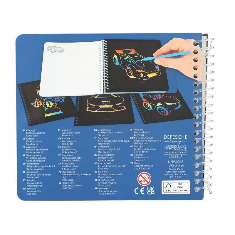 Zdrapki Samochody Monster Cars - Depesche