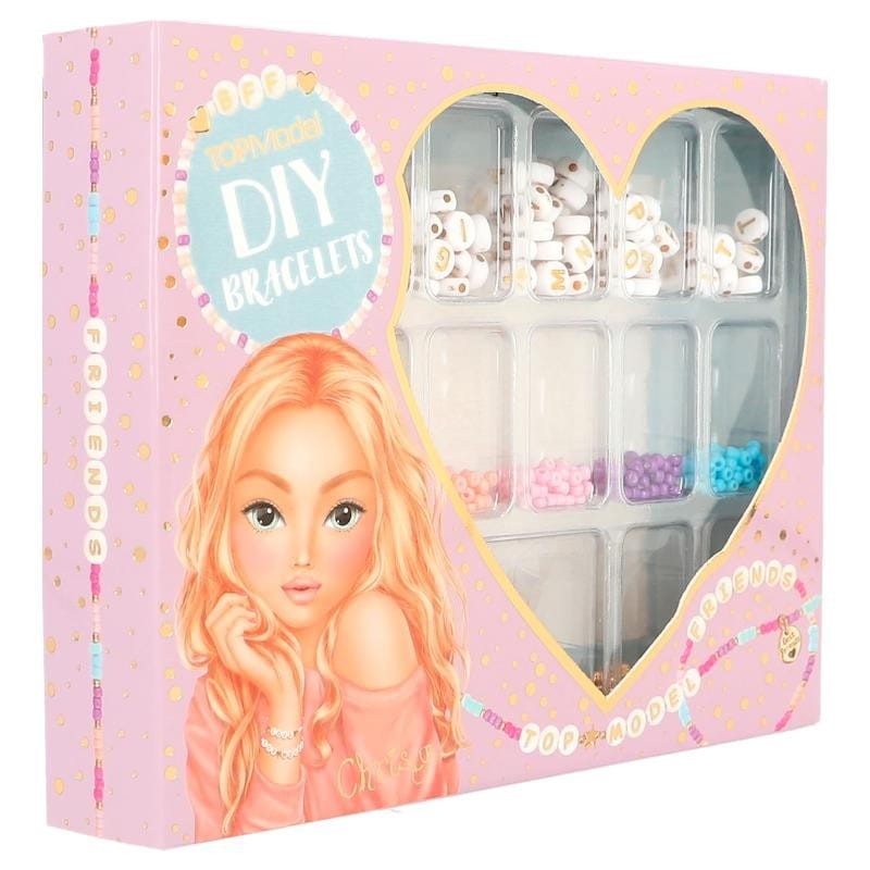 TopModel Bransoletki DIY Koraliki z Literkami