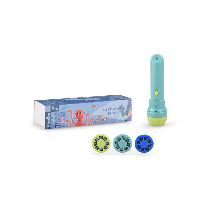 Projektor z Latarką Przygody Ośmiornicy - Moulin Roty