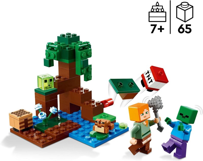 LEGO Minecraft 21240 Przygoda na mokradłach