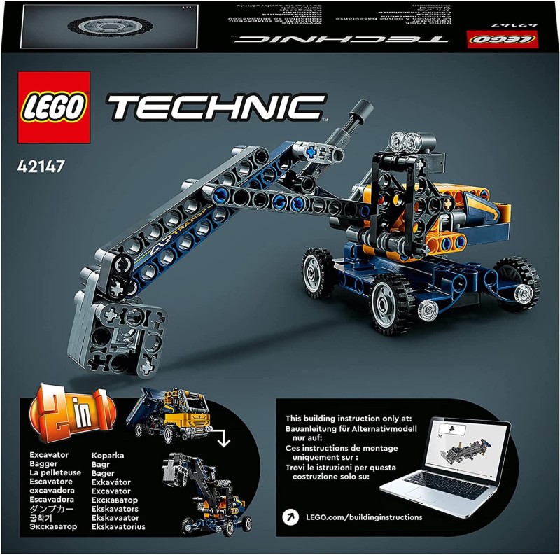 Lego Technic Wywrotka Koparka 42147