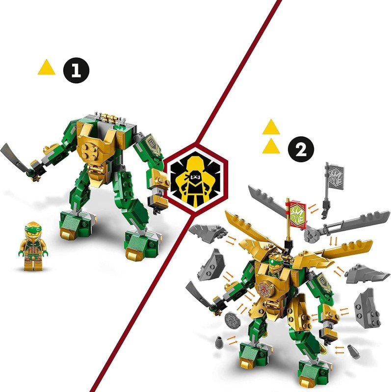 Lego NINJAGO Starcie Lloyda z Mechem EVO 71781