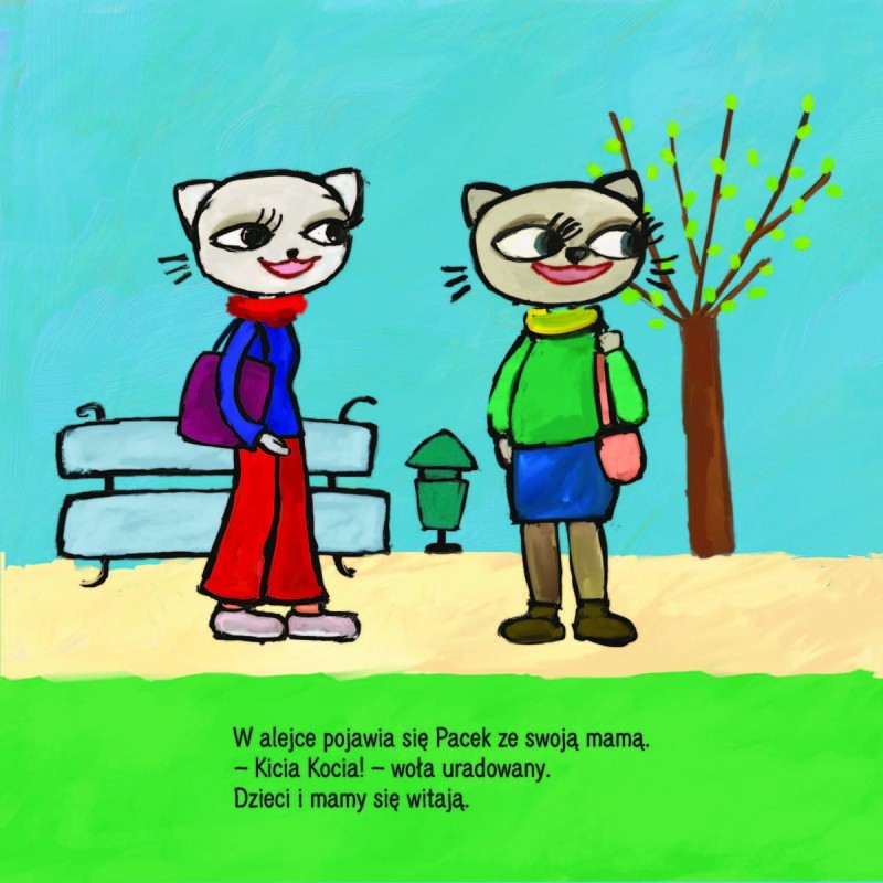 Kicia Kocia Wiosna - Książeczka dla dzieci