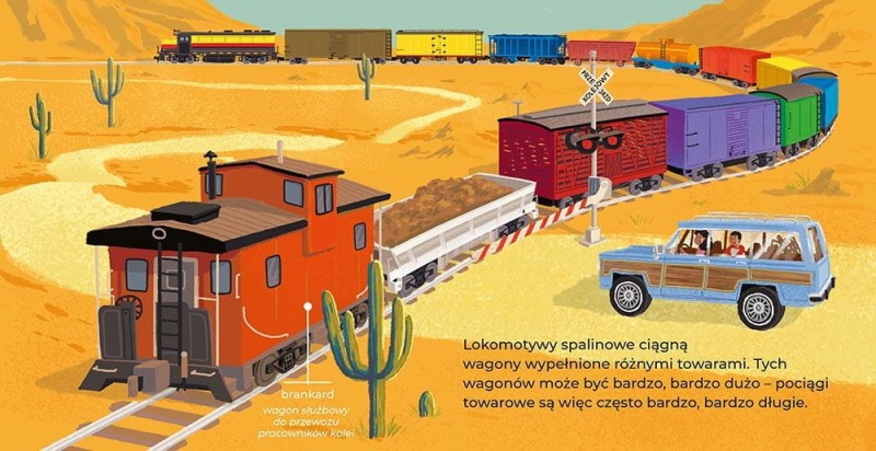 Koła idą w ruch! Moja pierwsza książka o pociągach - Bucco & Morgan