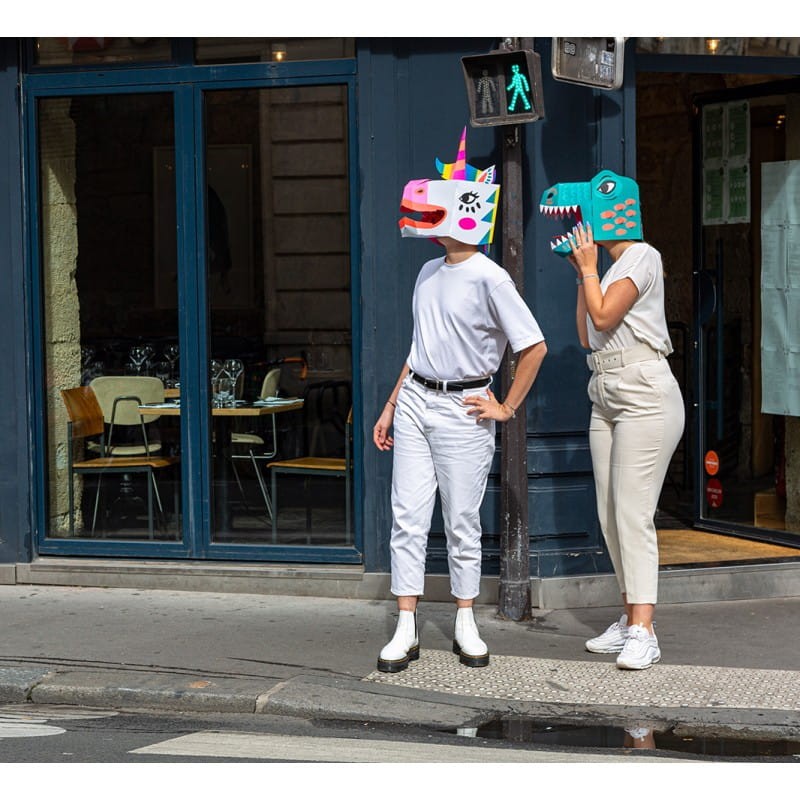 Maska Dinozaura Rex 3D - omy