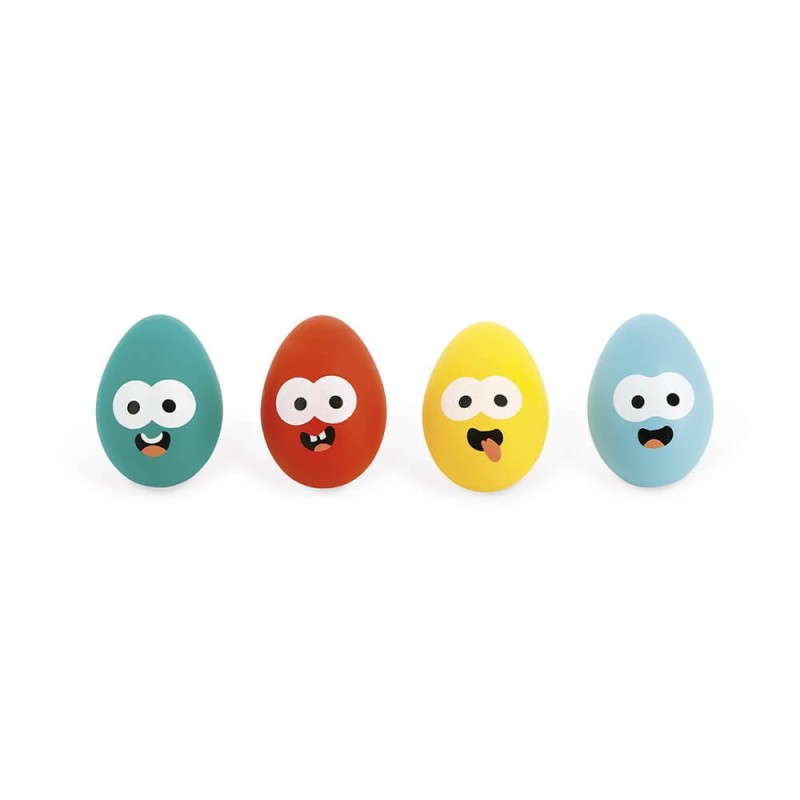 Wyścig z Jajkiem na Łyżce 4 szt. Egg Party - Janod