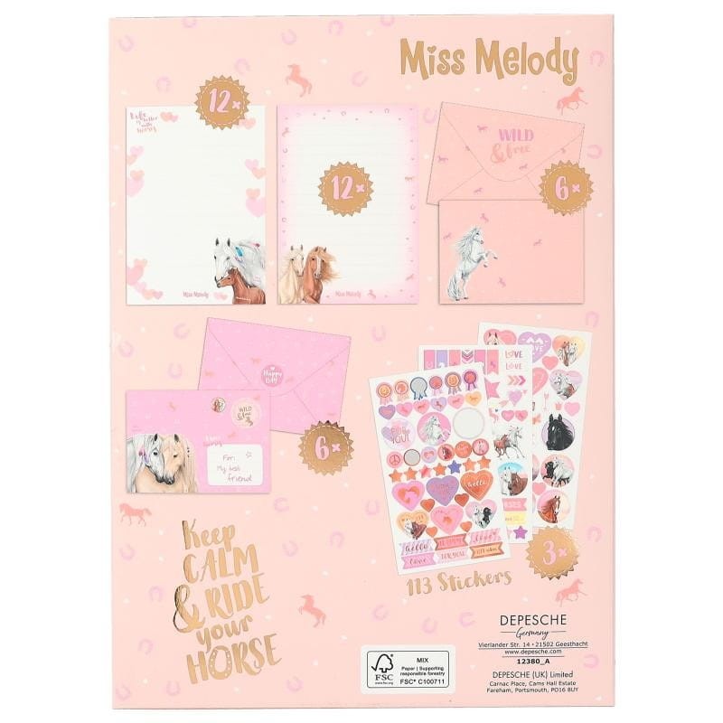 Ozdobna papeteria w Konie Sundown - Miss Melody