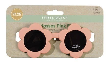 Okularki Przeciwsłoneczne dla Dzieci Pink Blush - Little Dutch