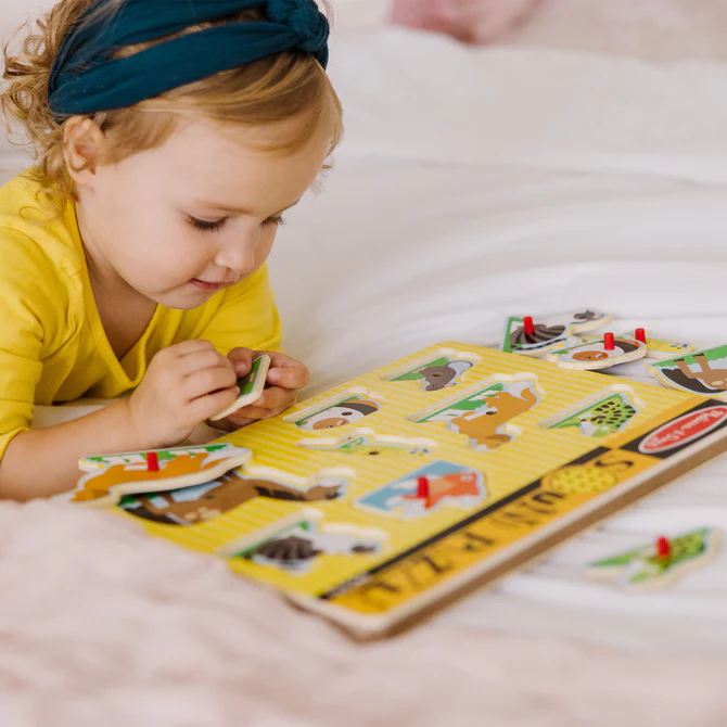 Puzzle Dźwiękowe Zwierzęta Domowe - Melissa & Doug
