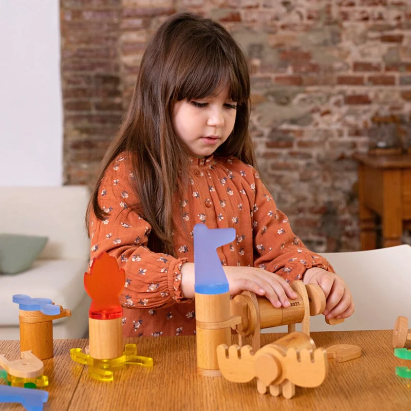 Klocki Magnetyczne Fauna Dżungla - Lekkid