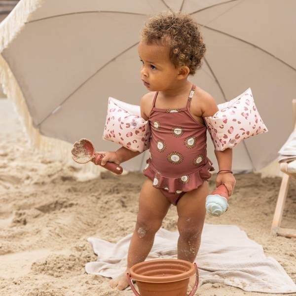 Rękawki do Pływania 2-6 lat Panterka Beż - The Swim Essentials