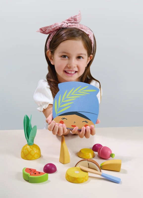 Drewniane Owoce Egzotyczne do Krojenia - Tender Leaf Toys